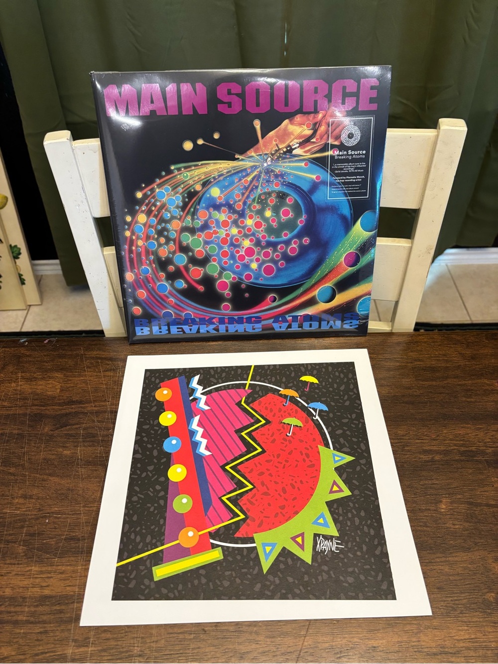 Main Source - Breaking Atoms / VMP Reissue  : Color Vinyl  LP + 45  Sealed